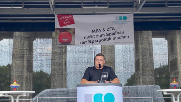 ZFA und MFA demonstrieren in Berlin